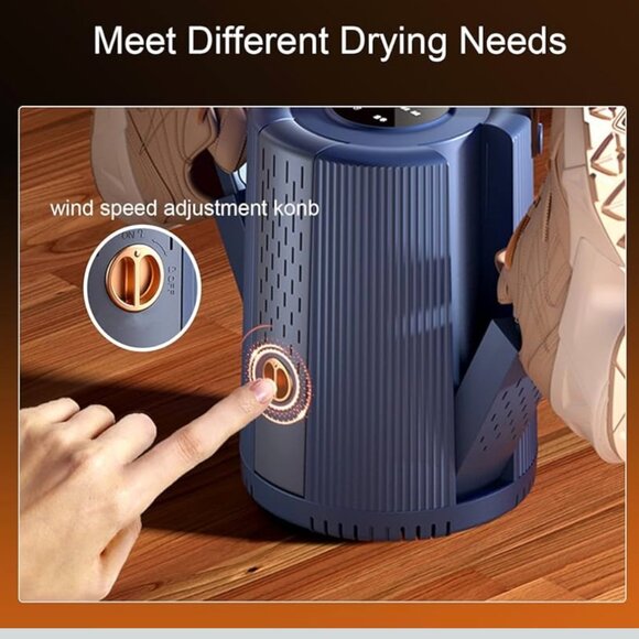 Shoe Dryer With 2 Gear Heat Blower and Timer with 4 Drying Ports 150W - Picture 11 of 13